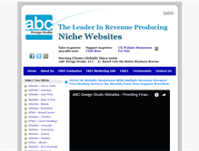 Tablet Screenshot of abcdesignstudio.com